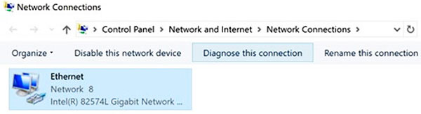 Kích vào mục Diagnose this connection để sửa lỗi máy tính không kết nối được WiFi